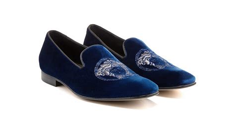 white and blue versace shoes|men's Versace slippers.